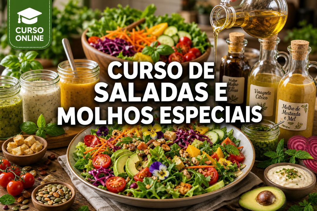 Curso de Saladas e Molhos Especiais
